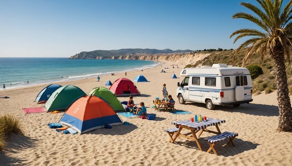 Partir en vacances dans un camping en bord de mer en espagne