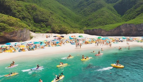 Top 5 des plages pour les amateurs de sports nautiques